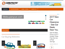 Tablet Screenshot of carbuyrater.com